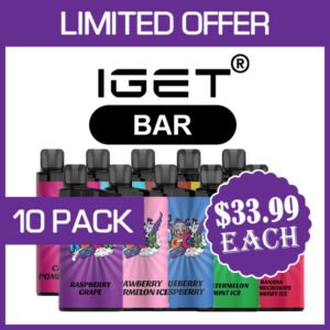 IGET BAR – 3500 PUFFS  – 10 PACK