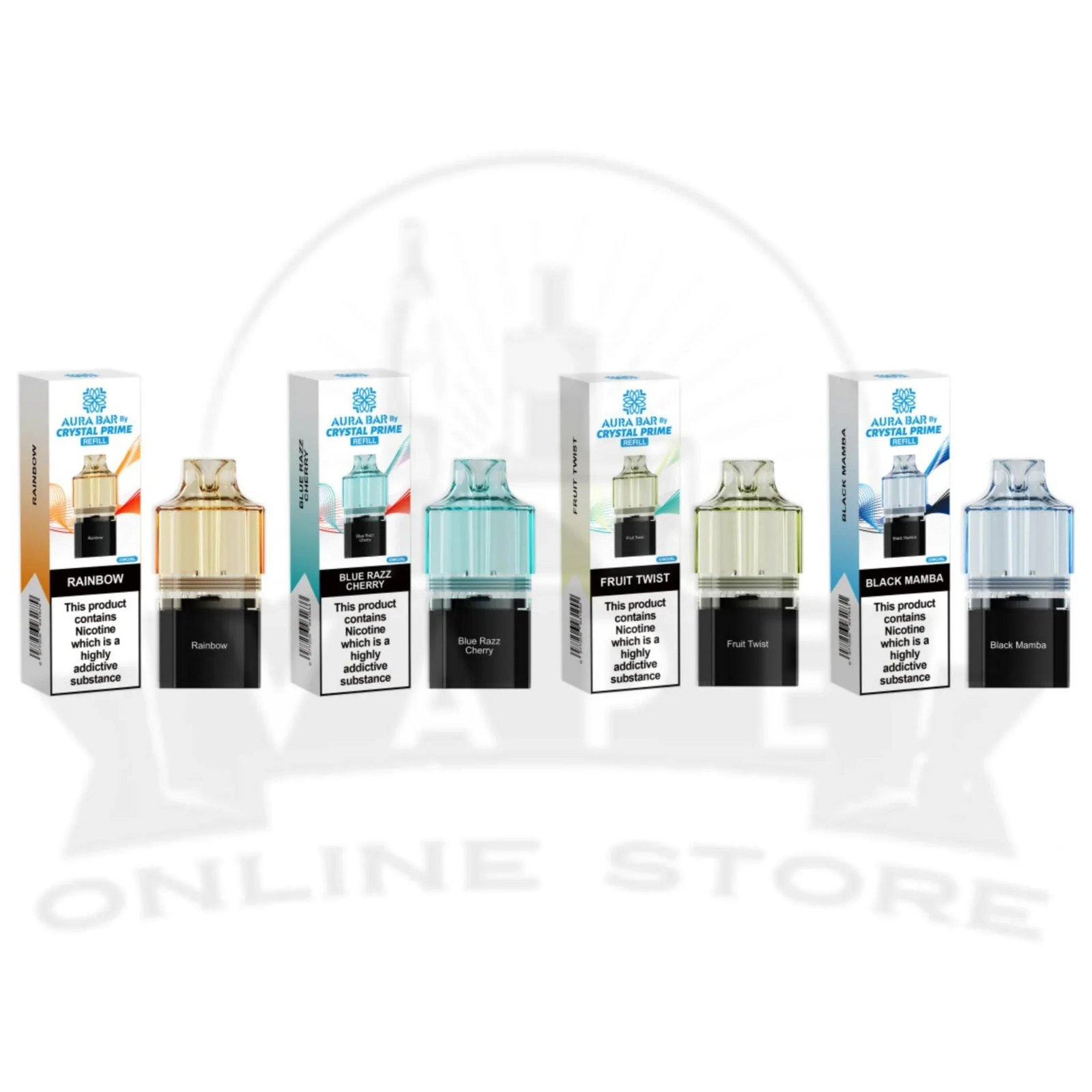 Aura Bar Crystal Prime 10000 Puffs Pods