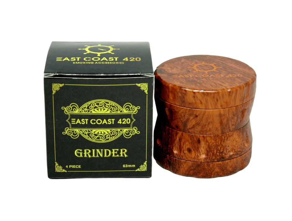 EC420 Wood Grain 65mm 4-Piece Grinder - Image 3