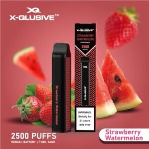 X-QLUSIVE STRAWBERRY WATERMELON – 2500 PUFFS