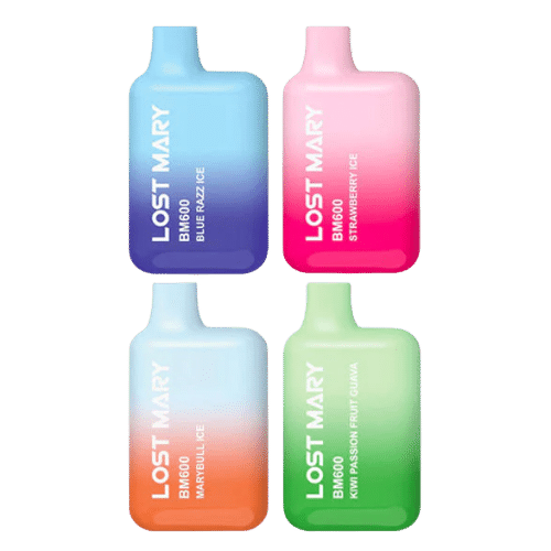 Blue Razz Ice - Lost Mary 600 Puff Bars Pack Of 10 BM600 - Image 2