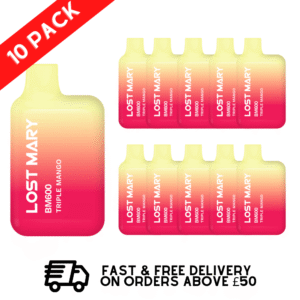 Triple Mango - Lost Mary 600 Puff Bars Pack Of 10 BM600