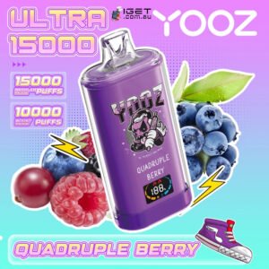 YOOZ ULTRA – QUADRUPLE BERRY – 15000 PUFFS