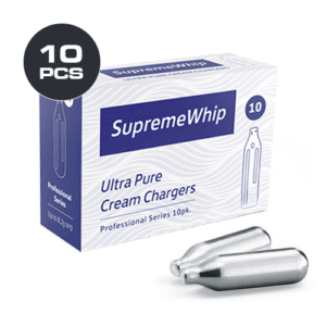 SUPREMEWHIP CREAM CHARGERS N2O – 10 PACK