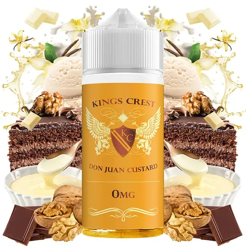 Don Juan Custard 100ml e 30ml – Kings Crest