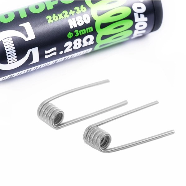 Dual Core Fused Clapton Coils 10pcs – Wotofo - Image 2