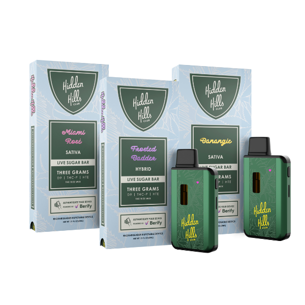 Hidden Hills Live Sugar Bar | Disposable 3g