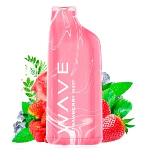 Vape Descartável – Bud Wave Vape 8000 Puffs – Stawberry Mint