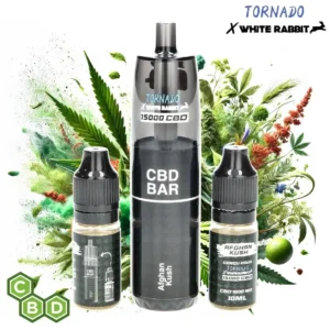 Randm Tornado CBD Afghan Kush 15000 Puffs 1000mg