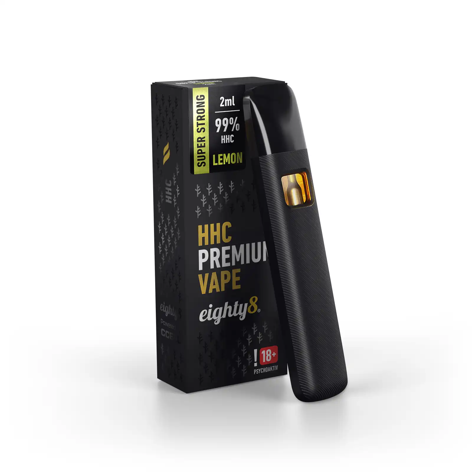 Vape HHC 99% Lemon 2ML Super Strong- Eighty8